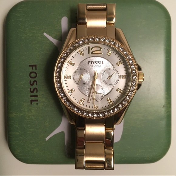 Fossil Accessories New Gold Fossil Watch Poshmark